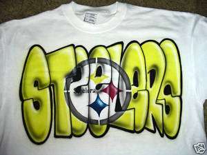 Pittsburgh Steelers Custom Airbrushed T Shirt  