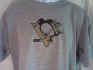 Pittsburgh PENGUINS 1980s Throwback Logo T Shirt XL  