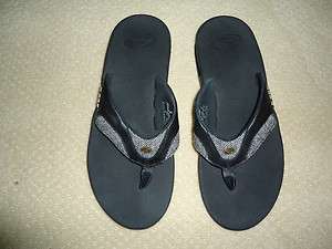75 REEF Mick Fanning sandals  12  black  NEW  