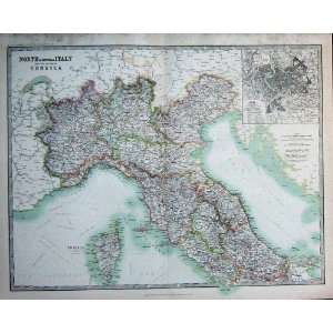 Druck 1914 Italien Plan Rom Geografie Karten Korsikas Elba  