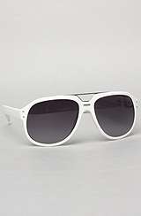 All Day The Bridge Retro Aviator Sunglasses in White