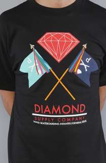 Diamond Supply Co. The Infantry Tee in Black  Karmaloop   Global 