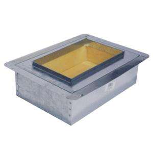 Master Flow 12 In. X 6 In. Ductboard Insulated Register Box   R6 