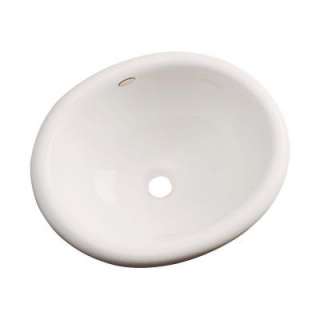 Thermocast Madeira Drop In Bathroom Sink in Natural 86004 at The Home 