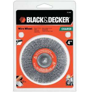 BLACK & DECKER 4 in. Crimped Wire Wheel 70 606 at The Home Depot