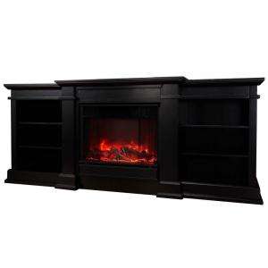 Real Flame Fresno 29 in. Black Electric Fireplace G1200E B at The Home 