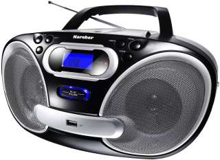 Karcher RR5050 Tragbares Stereo Radio (CD/ Player, UKW Radio, USB 2 