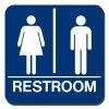 lynch sign co 8 in x 8 in sign blue plastic with braille restroom 