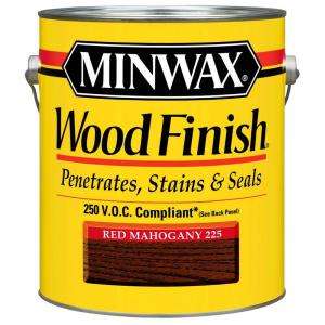Minwax 1 Gal. Oil Based Red MahoganyWood Finish 250 VOC Interior Stain