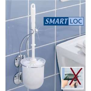 WENKO Smart Loc WC Garnitur ohne Bohren   Toilettenbürste   Halter 