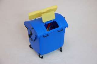 Mini Müllcontainer blau Tisch Mülltonne 4020747040516  
