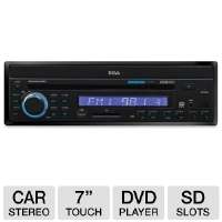 Boss BV9968BI In Dash Head Unit Car Stereo DVD Player   7 Touchscreen 