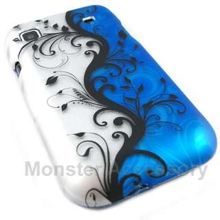 Blue Flowers Hard Case Cover For Samsung Galaxy S i9000  