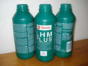 TOTAL LHM Plus Citroen Hydrauliköl 3 x 1 ltr. Dose NEU  