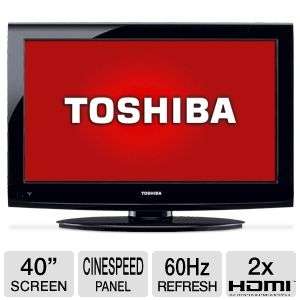 Toshiba 40FT2U 40 Class LCD HDTV   1080p, 1920 x 1080, 60Hz, DynaLight 