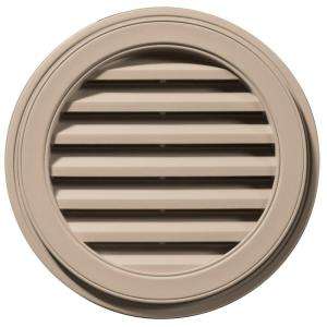 Builders Edge 22 In. Round Gable Vent #023 Wicker (120032222023) from 