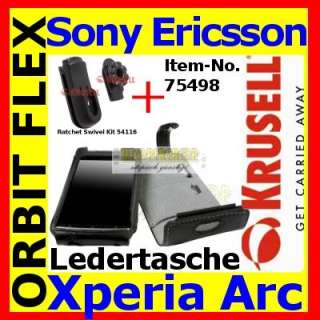   Ledertasche Handytasche Handy Tasche Sony Ericsson Xperia Arc S LT15i