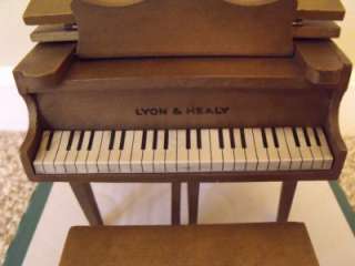   RARE LATE 1800S LYON & HEALY(HARP GUITAR MAKER) GRAND PIANO MUSIC BOX
