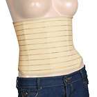 Women Beige Waist Cincher Girdle Tummy Control Trimmer Shaper Belt M