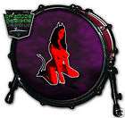 22 Custom Bass Drum Head   Devil Girl