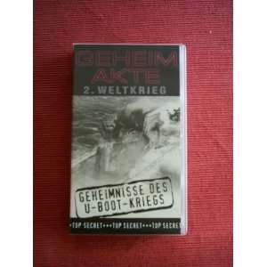   Videocassetten  Geheimnisse des U Boot Kriegs, 1 Videocassette [VHS