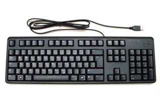 DELL Tastatur USB Keyboard schwarz deutsch DP/N 06RDXP   KB212 B neu 