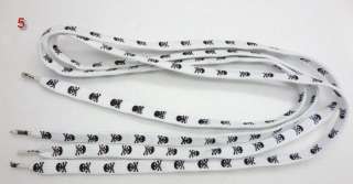   Crossbones Shoelaces Shoe String Lace Style metal star air  