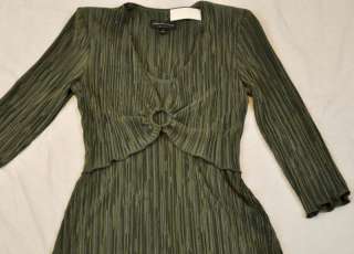 NWOT WOMENS GREEN DRESS by CONNECTED APPAREL SIZE 6  