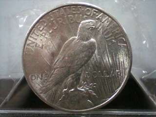 1925 UNITED STATES PEACE SILVER DOLLAR ESTATE COIN  