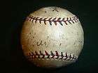 babe ruth lou gehrig autographed baseball jsa oal expedited shipping