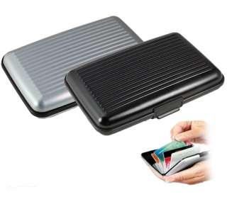 Card Guard Aluminum RFID Blocking Credit Card Holder Wallet Case  Free 