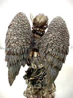 Archangel Raphael Statue Battle Angel W/ Spear & Shield Rafael  