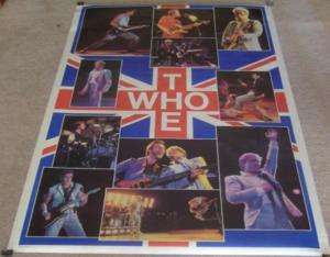 The Who Pete Townsend 1983 Subway Poster 40x60  
