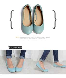 New Women Shoes Ballet Flats Mary Janes Loafers Comfort Cute Pastel 