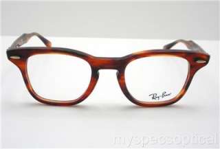   Ban RB 5244 2144 47 Havana Eyeglass Frame New 100% Authentic  