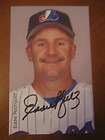 MLB MONTREAL EXPOS PLAYER BRAD WILKERSON AUTOGRAPHED PHOTOCARD  