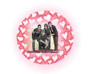 BIG TIME RUSH ROUND EDIBLE CAKE TOPPER DECORATION  
