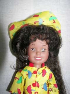 PLAYSKOOL African American DOLLY SURPRISE 1987 Grow Hair Black Doll 