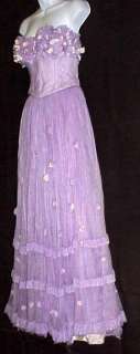 1940s 1960S STRAPLESS EVENING GOWN CHARACTER FAIRY PRINCESS  