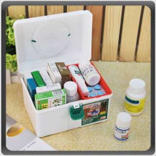 New Family Health Medicine Chest Pill Box First Aid  