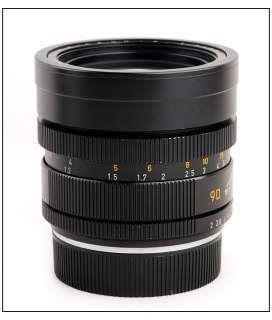 EX+* Leica Summicron R 90mm f/2 lens AI/EF/PK/MA 90/F2  