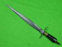 Antique Spanish Spain or Mexican Mexico Stiletto Dagger Fighting Knife 