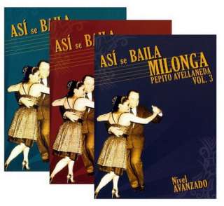 DVD MILONGA LESSONS Pepito Avellaneda Tango Dance w  