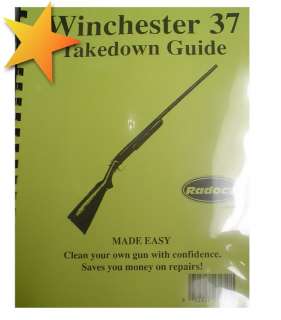 BRAND NEW Winchester 37 Takedown Guide WW70589 9781888722086  