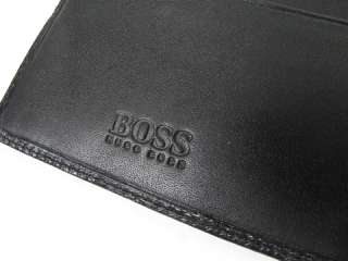 Hugo Boss Black Leather Bifold Wallet & Keyring RRP £119  