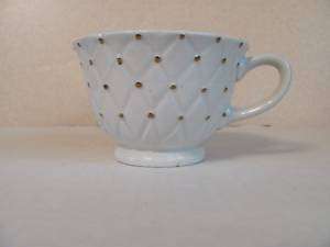 TableTops Unlimited Golden Quilt Footed Coffee/Tea Cup  