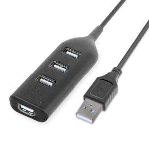 Wii Black 4 Port USB Hub Splitter to link microphones  