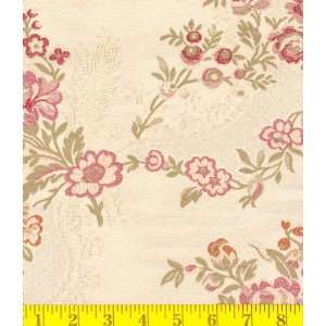  58 Wide Flora Brocade Spring Fabric By The Yard: Arts 