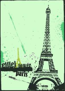 Poster PARIGI Artistico   Tour Eiffel   Manifesto 50x70  