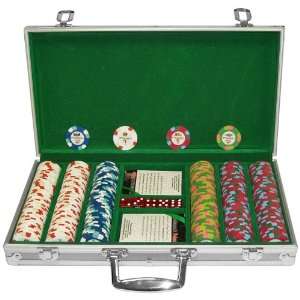 : Trademark Games™ 300   Pc. Paulson® Pharaoh Club Clay Poker Chip 